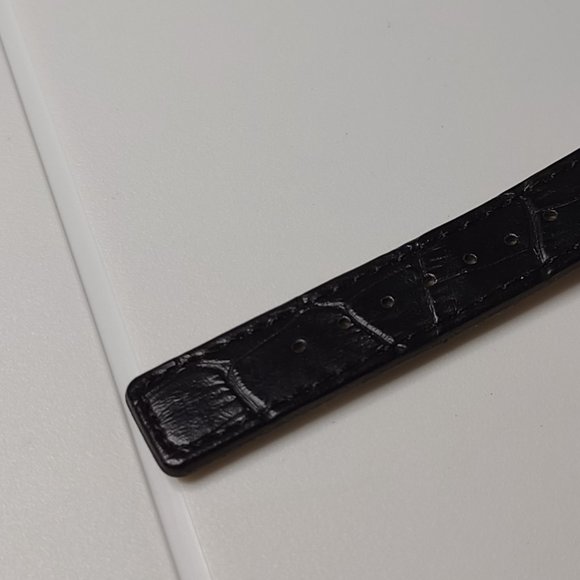 Silver Tone With Black Band Analog Kessaris Watch - Picture 3 of 9